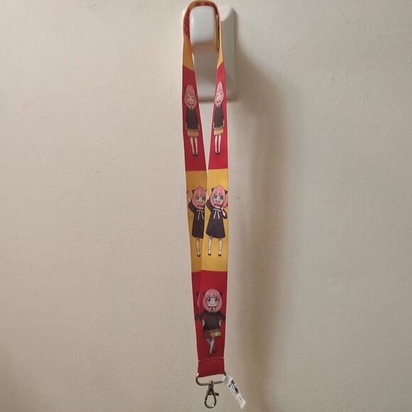 Spy X Family Anya Forger Cloth Lanyard With Clasp Official Anime Collectible - Picture 2 of 3
